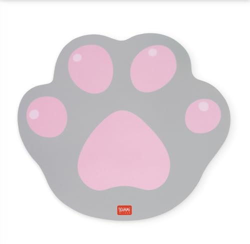 Legami - Tapis de souris, Tapis de souris avec surface en PVC anti-poussière et anti-reflet, base en caoutchouc antidérapante, 22,3 x 23,3 cm