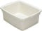 AMK® Addis 12L Rectangular Bowl Linen Colour BPA Free Washing Up Bowl with Lifted Base for Sinks