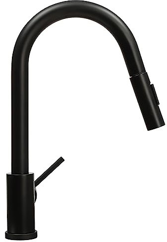 Touch On Küchenarmatur mit Ausziehbrause, Ausziehhahn Sensoren 360° Schwenkbare Mischbatterie Einhebelmischbatterie, für Haushalte Küchen Waschmaschinen