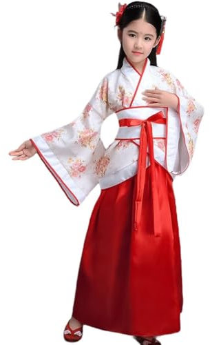HiyyFloy Robe Hanfu Chinoise pour Femmes, Costume Traditionnel Ancien, Tenue De Spectacle sur Scène