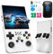 R36MAX Handheld Game Console, 4.0 Inch IPS Screen Linux System 4000mAh Rechargeable Portable Pocket Arcade with 64GB TF Card, Built in 18000+ Games, Retro Video Games Player for Kids & Adults