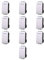 10x Invertitore 16A, Moduli Bianchi, Compatibile Con BTicino Living, frutti, interruttori, pulsanti, deviatori, dimmer, sensori, PIR, buzzer, Per Placche originali e compatibili