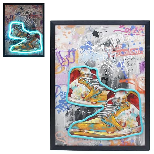 Lesser & Pavey Sneaker Head by Neon Home Decor for Sneaker Lovers Wall Art