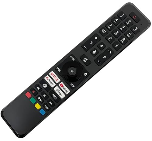 Genuine Replacement For Bush RC45165TV1 TV Remote Control Compatible With 43UT24SB 55292UHDFVP Smart 4K LED TiVo Voice