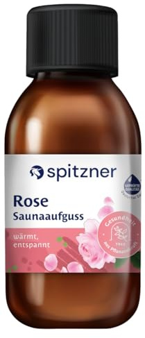 Spitzner Saunaaufguss - Rose 125 ml - blumig-samtiger Rosenduft mit warmer Ausstrahlung