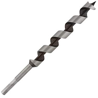 UK Drills 19mm x 155mm Auger Drill Bit Screw Threaded Point Woodworking
