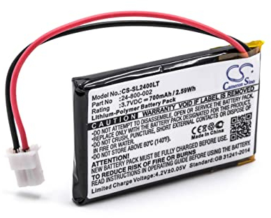 vhbw Batería Recargable reemplaza Solar LED Light 24-800-002, 24-800-006, PLB-24-800-006 para lámpara Solar (700 mAh, 3,7 V, polímero de Litio)