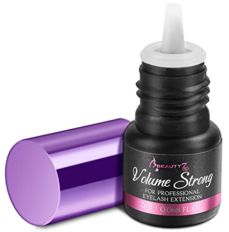 Weimob wimpernkleber für Wimperverlängerung For Permanent Lashes Super Quick Dry Eyelash Adhesive Professionelle Klasse dauerhafter wimpernkleber für Dauerwimpern Schwarzer Trocknungszeit 1-2 Sek 2ml