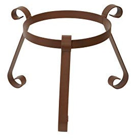 Sauvic Macetero Forjado de 30 cm. de diámetro con Patas