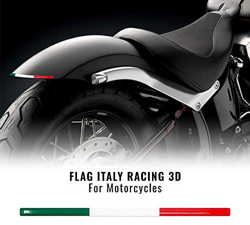 Stripe Striscia Adesiva 3D Tricolore Italia per Moto