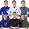 Elite Sports Kinder BJJ Gi Youth IBJJF Brasilianischer Jiujitsu Gi Kimono mit sanforisiertem Stoff und gratis Gürtel (siehe spezielle Größentabelle) (Premium Grau, C00)