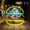 AYYDS Hamburger Leuchtreklamen Neonlichter LED Neon Schild, USB Neonlicht Wand Lichter Dekor für Schlafzimmer, Kinderzimmer, Bar, Weihnachten, Geburtstagsfeier