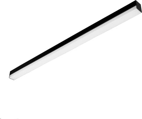 ELG Leuchten Hochwertige LED Pendelleuchte Mit opaler Abdeckung 150cm 43 Watt 5100 Lumen 4000 Kelvin Neutralweiss Inklusive Seilaufhängung Büroleuchte Deckenleuchte Bürobeleuchtung Deckenlampe