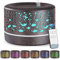 Hianjoo Aroma Diffuser 700ml Luftbefeuchter mit Timer, Ultraschall Aromatherapie Diffusor LED mit 7 Farben für Büro,Yoga,Spa,Schlafzimmer - Tiefe Holz
