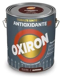 OXIRON Esmalte Antioxidante Pavonado Marrón Óxido 4 L