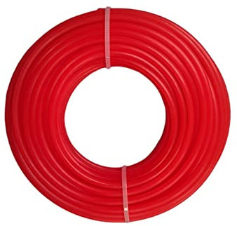 vidoelettronica Fil de nylon pour débroussailleuse, 2,4-2,7-3-3,3-3,5-4 mm x 15 m, fil en nylon résistant, pour débroussailleuse électrique, fil rond, fil carré (3,5 mm Section carrée)