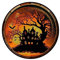 Halloween Kostüm Damen Piraten Teufel Hexenkostüm Halloween-Hängeanhänger dunklem Acryl für Heimdekoration mit doppelseitigem Design Bett Organizer Boxspringbett (Black, One Size)