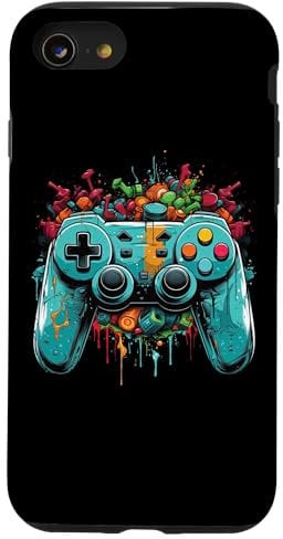 iPhone SE (2020) / 7 / 8 Gamer Aesthetic Graphic Gaming Video Games Boys Teens Kids Case