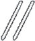 30,5 cm Sägeketten für Dewalt DCCS620 DCCS620P1 DCCS620B DCCS620BR Elektro-Kettensägeketten, Ersatzkette für WORX WG380 - DWO1DT612, 3/8 Zoll .043 Zoll, 45 Treibglieder (2 Stück)