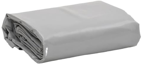 vidaXL Abdeckplane Grau 1x2,5 m 650 g/m²