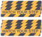 OQingluan Anti Slip Safety Grip Tape for Stairs, 15cm*60cm 6pcs, Non Slip Tape Improving Grip, High Traction Safety Tape, Hazard Caution Tape for Indoor and Outdoor, Black & Yellow