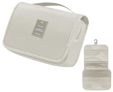 kulturbeutel, kulturtasche Damen, Reise Kosmetiktasche, Tasche mit Henkel hängend Waschbeutel,Geeignet zur Frauen und Männer Organisation persönlicher Toilettenartikel in Campingtoiletten