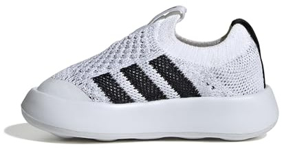 adidas Unisex Child TENSAUR Comfort Shoes Junior, White, black, white, 5 Wide Infant