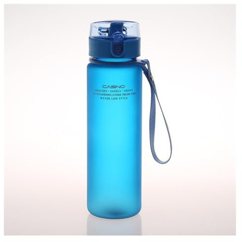Bouteille d'eau de haute qualité 560ml/400ml, for Sport en plein air, étanche, bouteille d'eau scolaire for enfants, verres sans BPA(400ml,Blue)