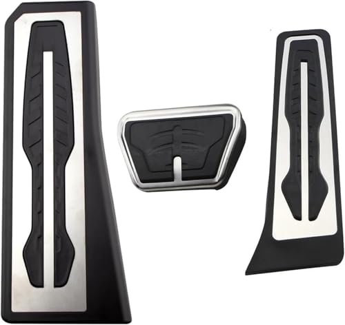 Hlodae Bremse und Gaspedal Pedalsatz Compatible für BMW 7 Series E65 E66 E67 E68 2001-2008 F01 F02 2009-2015 Pedalabdeckung Ersatz