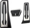 Hlodae Bremse und Gaspedal Pedalsatz Compatible für BMW 7 Series E65 E66 E67 E68 2001-2008 F01 F02 2009-2015 Pedalabdeckung Ersatz