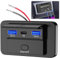 USB Ladebuchse 12V Autoladegerät 66W Dual QC3.0 USB & PD Typ C Schnellladesteckdose Panel Wasserdicht mit Knopfschalter, USB Auto Steckdose für 12 V / 24 V Boot, Autos, Motorräder, Wohnmobil KFZ