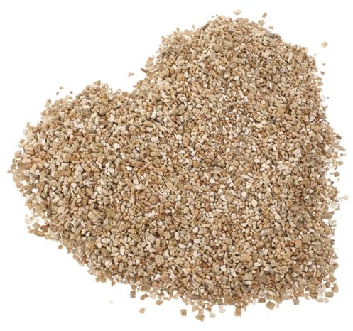 Kisangel Feine Vermiculit-blumenerde für Sukkulenten Pflanzen Pilze Ph-neutral 3-l-beutel