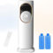 WUDLi Combinación de Ventilador de Torre y Calefactor con humidificación, Aire Acondicionado, oscilación de 180° con Mando a Distancia, depósito de Agua de 4L, 3 velocidades de Viento