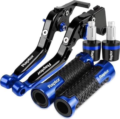 MCBXTH Bremshebel Bremskupplungshebel Lenkergriffe Enden Für Yamaha Raptor YFM660 2001–2004 YFM 700/R Raptor 2000 2001 2002 2003 2004 2005 2006(Blue 2)