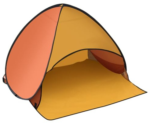 Pop-Up-Solarzelt: Leichter Strandmuschel mit Kopfschattenton | Klein faltbar mit Telefonhalterung für Picknick im Freien, Camping, Erholung