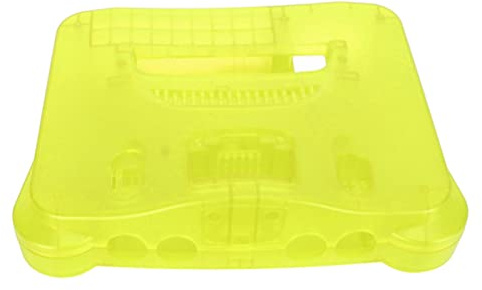 Zunate Caso de Reemplazo de Consola de Juego Duradero para N64, Shell Premium de ABS, Perfectamente Compatible con Todas Las Consolas N64, Accesorios para Entusiastas de los Juegos Retro (Verde