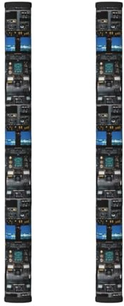 BLWSLC Lot de 2 gants de poignée de porte de réfrigérateur à motif avion, adaptés au micro-ondes et au lave-vaisselle.
