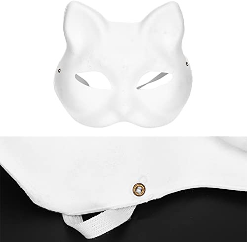 Mingzhe 5 Omålade Masker för Vuxna -tomma Masker med Elastiska Band för