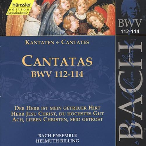 Edition Bachakademie Vol. 36 (Geistliche Kantaten BWV 112-114)