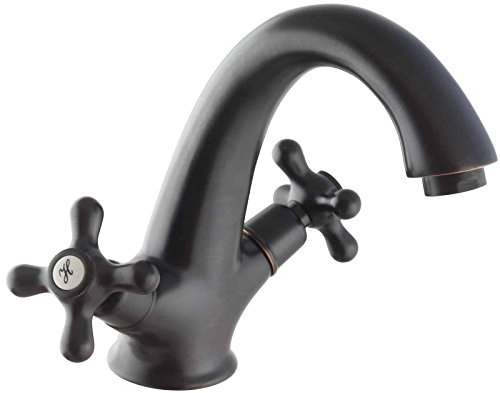 PaulGurkes Nostalgie Armatur Wasserhahn schwarz Mischbatterie Retro