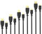 KabelDirekt – 5x 1m Cable Micro-USB (USB 2.0, Conector USB-A al Conector Micro-B, Sincronización y Carga, Negro)