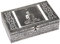 HAB & GUT -BOX015V- Schmuckbox aus Aluminium, BUDDHA, 20 x 12 x 6 cm