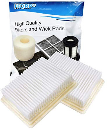 HQRP 2-pack Washable & Reusable Filters for Hoover H2850 PowerBrush / H3030 SpinScrub 500 FloorMate Cleaner Upright