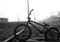Poster BMX AUF SCHIENEN B