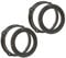 tomzz Audio 2803-021-2 Lautsprecherringe Adapter Halterungen kompatibel mit Audi A1 A3 A4 A5 A6 A7 A8 Q3 Q5 Seat Leon Tür vorne für 165mm Lautsprecher