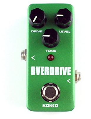 Tongping Kokko Effektpedal für E-Gitarre, True Bypass-Vollmetallgehäuse (Overdrive)