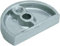 Kws Distanzplatte zu Türpuffer 2001 10 mm Edelstahl matt