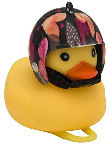 Liix Deko Ducks Quietscheenten für alle gängien Lenkertypen und einfacher Montage für Kinder und Erwachsene (Herzen)