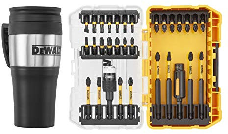 DEWALT Flexorq - Set da 32 pezzi + tazza