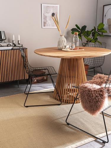 benuta Nest Sisal Naturfaser Teppich Sana - Creme 80x150 cm - Robuster Teppich für Esszimmer & Wohnzimmer - 100% Sisal Naturfaser - Zeitloses Design
